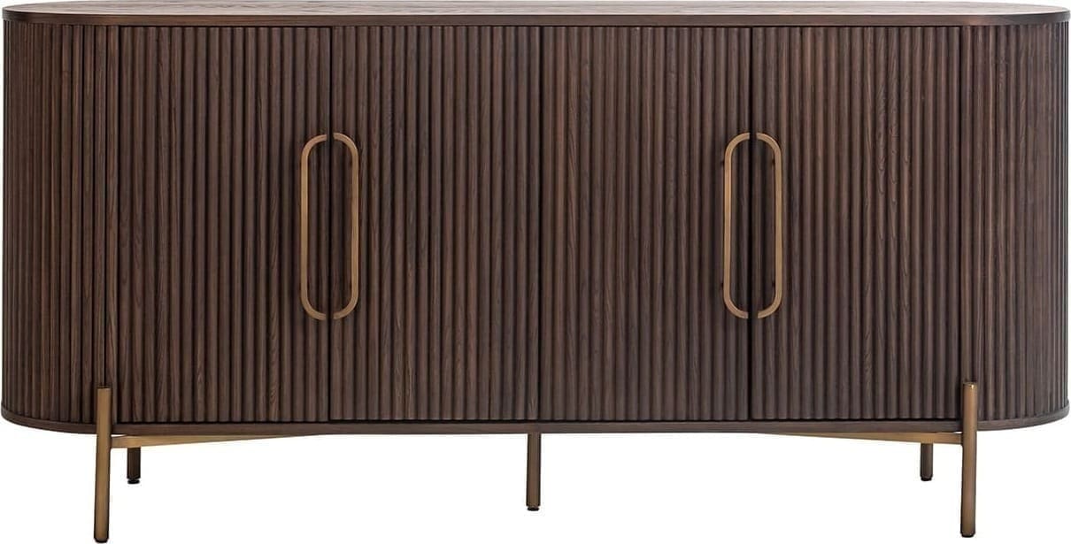 Richmond Interiors Dressoir luxor 4-deurs Bruin Dressoir