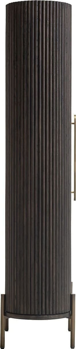 Richmond Interiors Wandkast Luxor 1-deur Bruin Kast