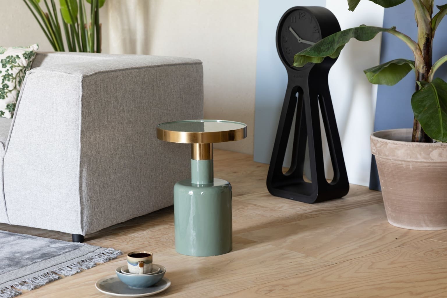 Bijzettafel Glam Green Zuiver ZVR2300177