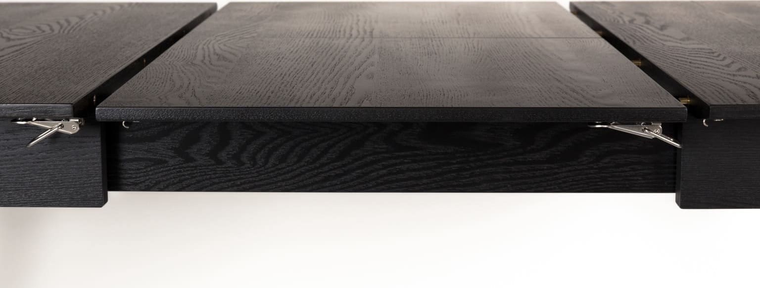 Tafel Glimps 120/162x80 Black Zuiver ZVR2100074