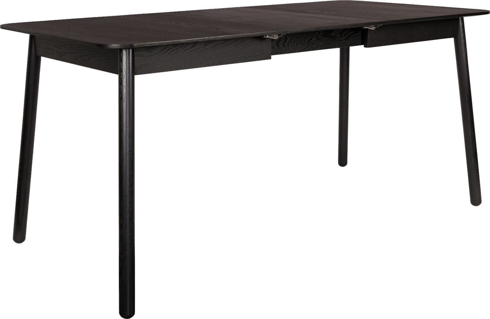 Tafel Glimps 120/162x80 Black Zuiver ZVR2100074