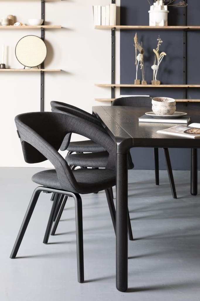 Tafel Storm 220x90 Black Zuiver ZVR2100070