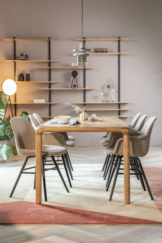 Tafel Storm 220x90 Natural Zuiver ZVR2100066