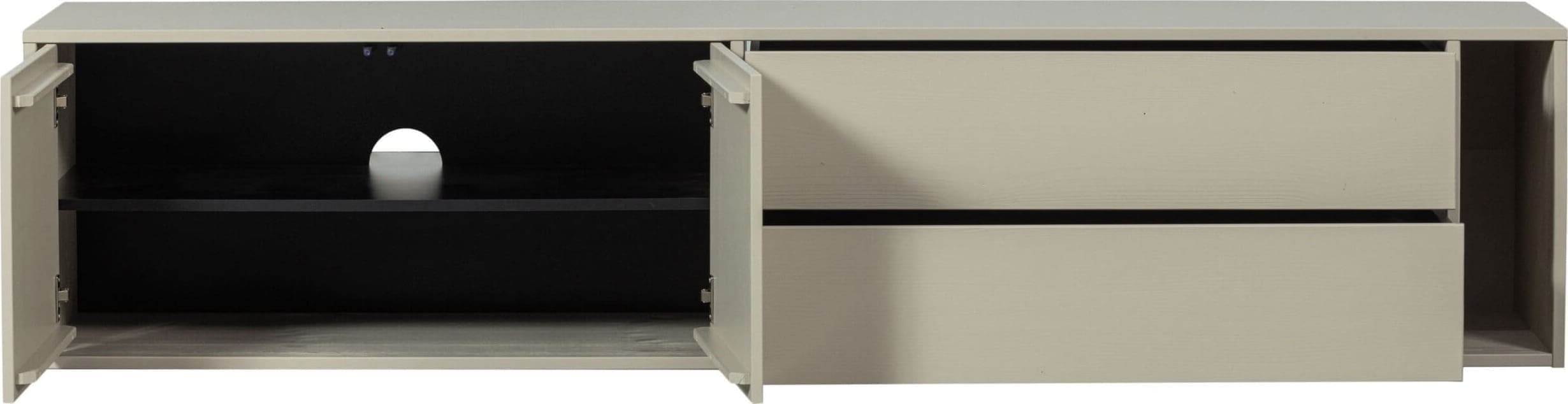 vtwonen Settle Down Tv Meubel 200cm Grenen Dust Paars Tv-meubel|Tv-dressoir