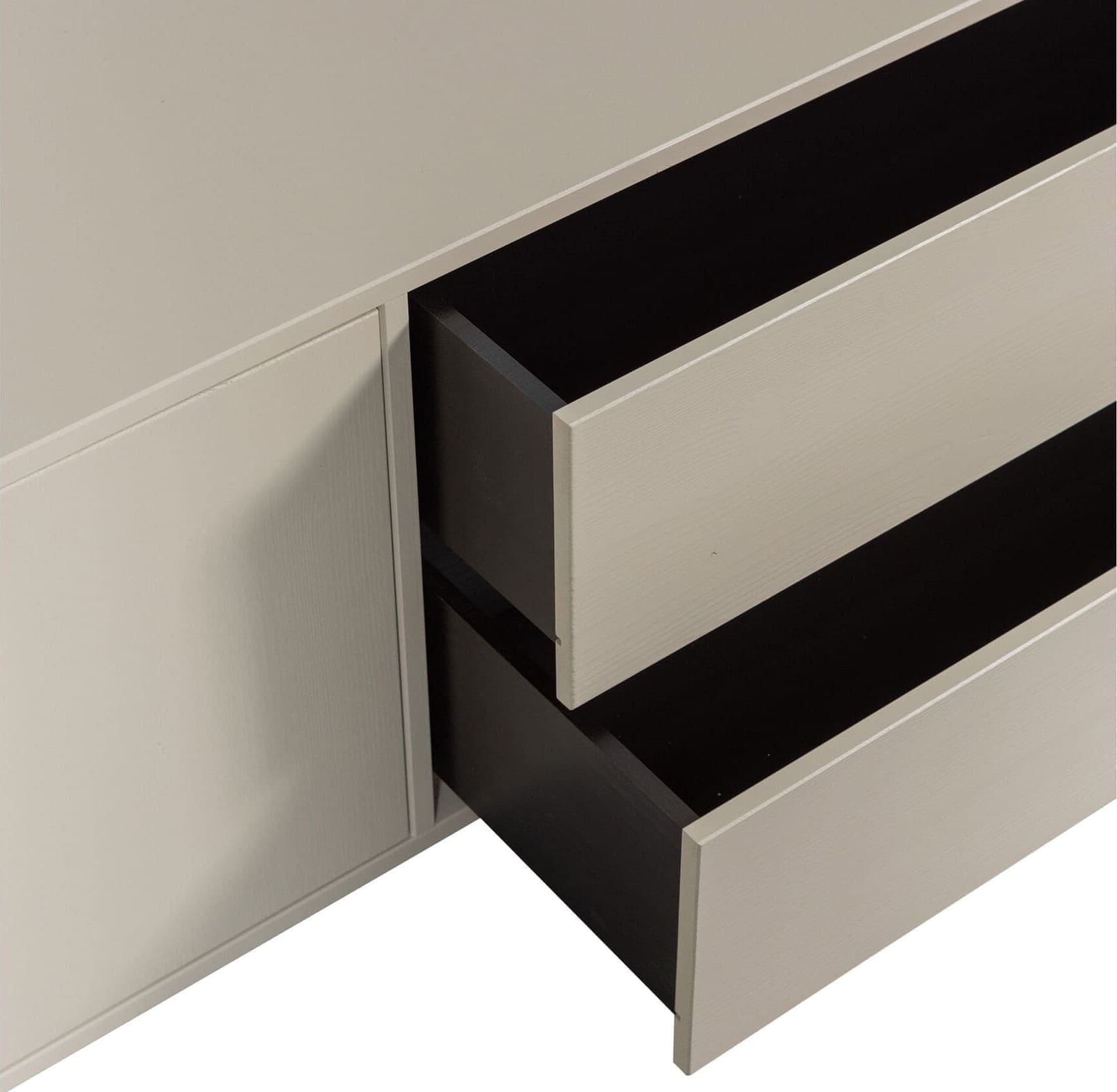 vtwonen Settle Down Tv Meubel 200cm Grenen Dust Paars Tv-meubel|Tv-dressoir