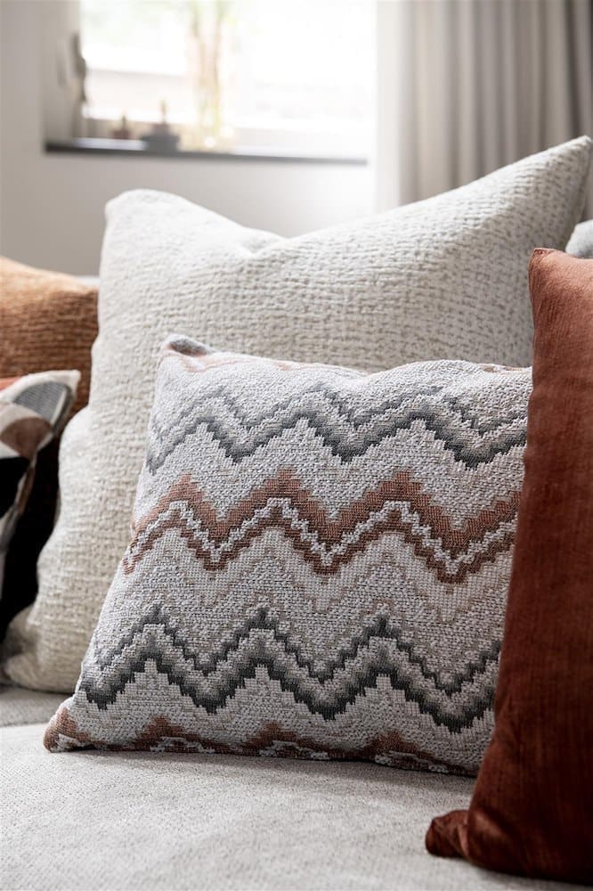 COCO maison BeautiQ - Chic kussen 60x60cm - creme Beige|Wit Sierkussen