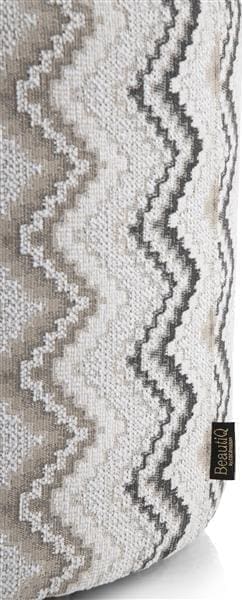 COCO maison BeautiQ - Lush poef - rond 42 cm - antraciet Antraciet Woonaccessoire