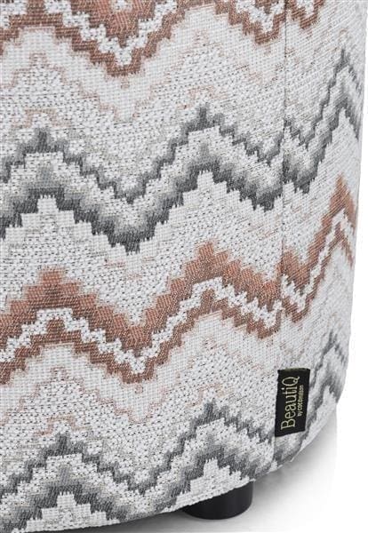 COCO maison BeautiQ - Lush poef - rond 42 cm - koper Koper Woonaccessoire