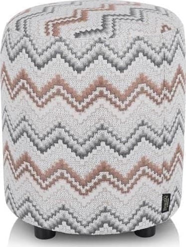 COCO maison BeautiQ - Lush poef - rond 42 cm - koper Koper Woonaccessoire