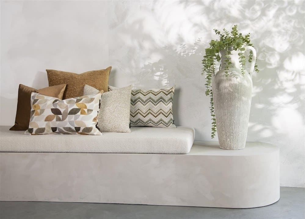 COCO maison BeautiQ - Class kussen 45x45cm - okergeel Geel Sierkussen