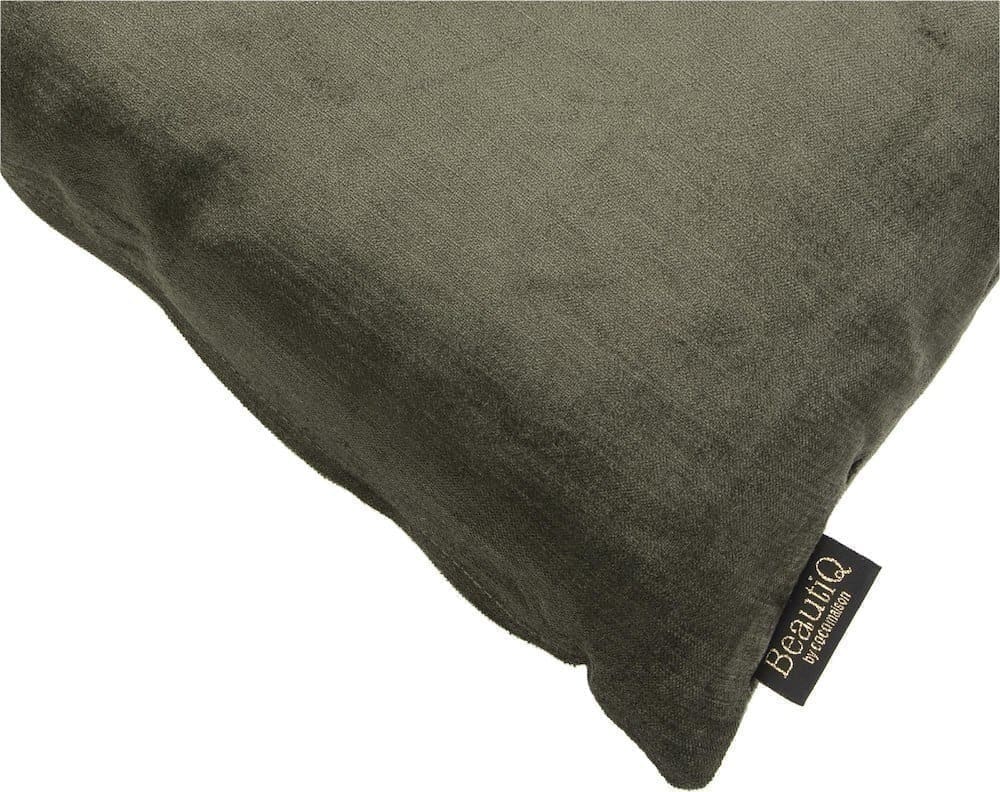 COCO maison BeautiQ - Class kussen 45x45cm - olijf Groen Sierkussen