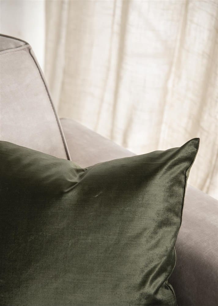 COCO maison BeautiQ - Class kussen 45x45cm - olijf Groen Sierkussen