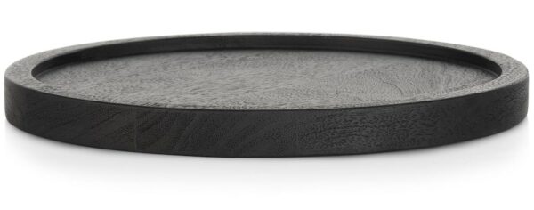 COCO maison Lux dienblad - set van 2 - diameter 30 + 50 cm - zwart Zwart Woonaccessoire