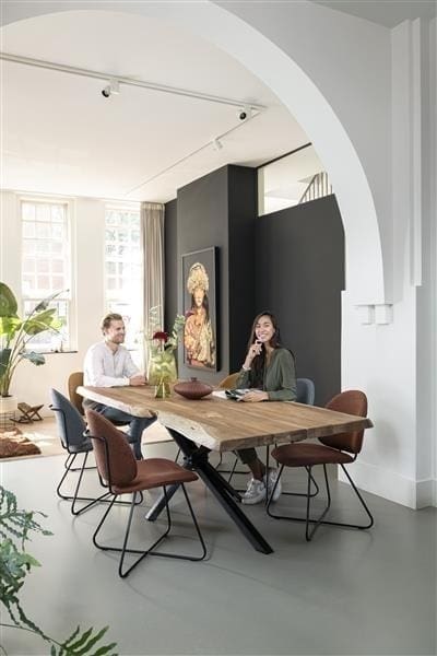 Henders & Hazel Living salontafel +/- 100 x 100 cm Bijzettafel