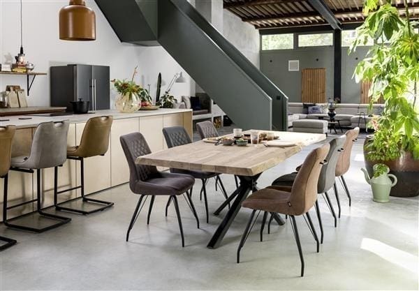Henders & Hazel Living salontafel +/- 100 x 100 cm Bijzettafel