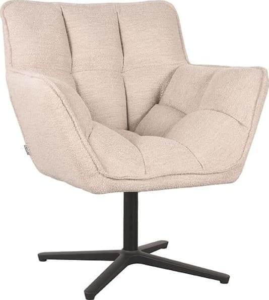 LABEL51 Fauteuil Ian - Naturel - Boucle Naturel Fauteuil