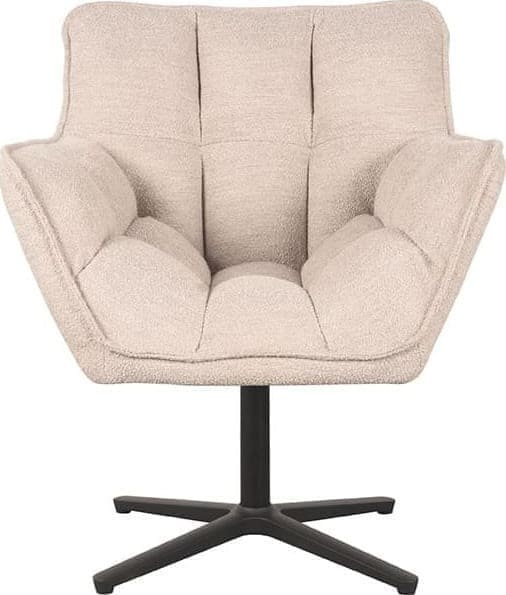 LABEL51 Fauteuil Ian - Naturel - Boucle Naturel Fauteuil