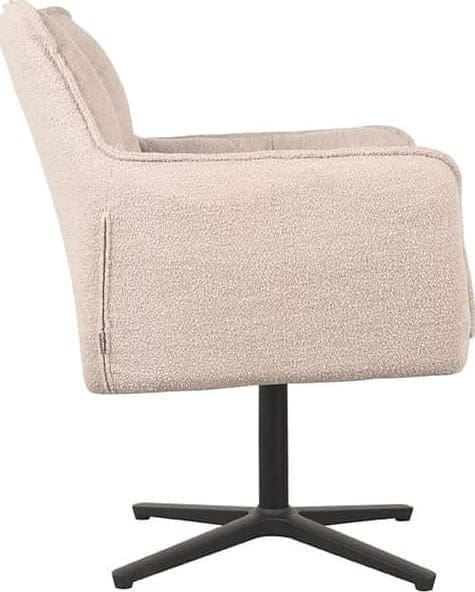 LABEL51 Fauteuil Ian - Naturel - Boucle Naturel Fauteuil