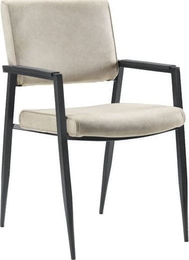 Pronto Wonen Eetkamerstoel Jisca sand Taupe|Bruin|Beige Eetkamerstoel