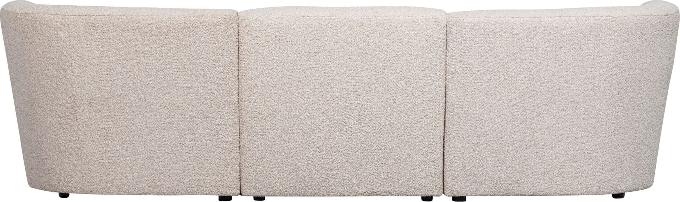 WOOOD Exclusive Coco 3-zitsbank Bouclé Creme Beige