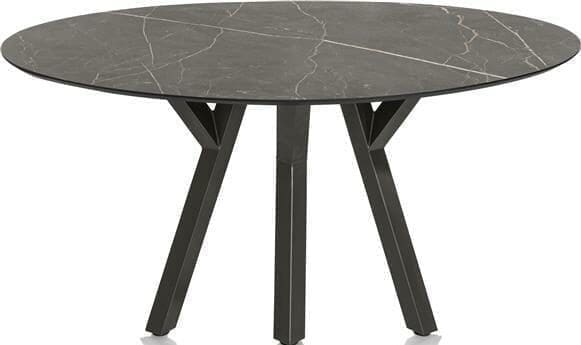 Xooon Minato bartafel - ellips - 180 x 100 cm. (hoogte: 92 cm.) - onyx Zwart Eettafel