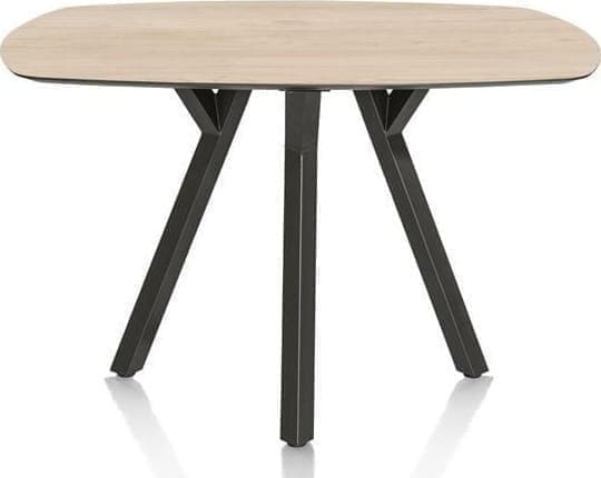 Xooon Minato bartafel - ovaal - 150 x 105 cm. (hoogte: 92 cm.) - light natural oak Naturel|Bruin Eettafel