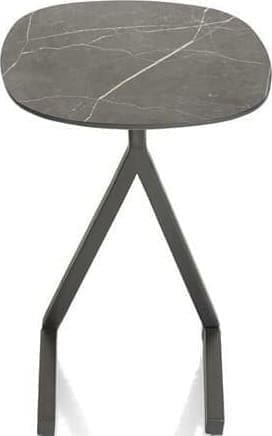 Xooon Minato laptop-tafel 45 x 35 cm. - hoogte 52 cm. - onyx Zwart Bijzettafel