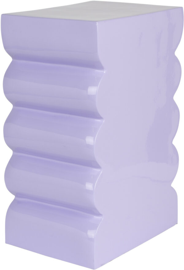 Krukje Curves Shiny Lilac Zuiver Bijzettafel ZVR1400045