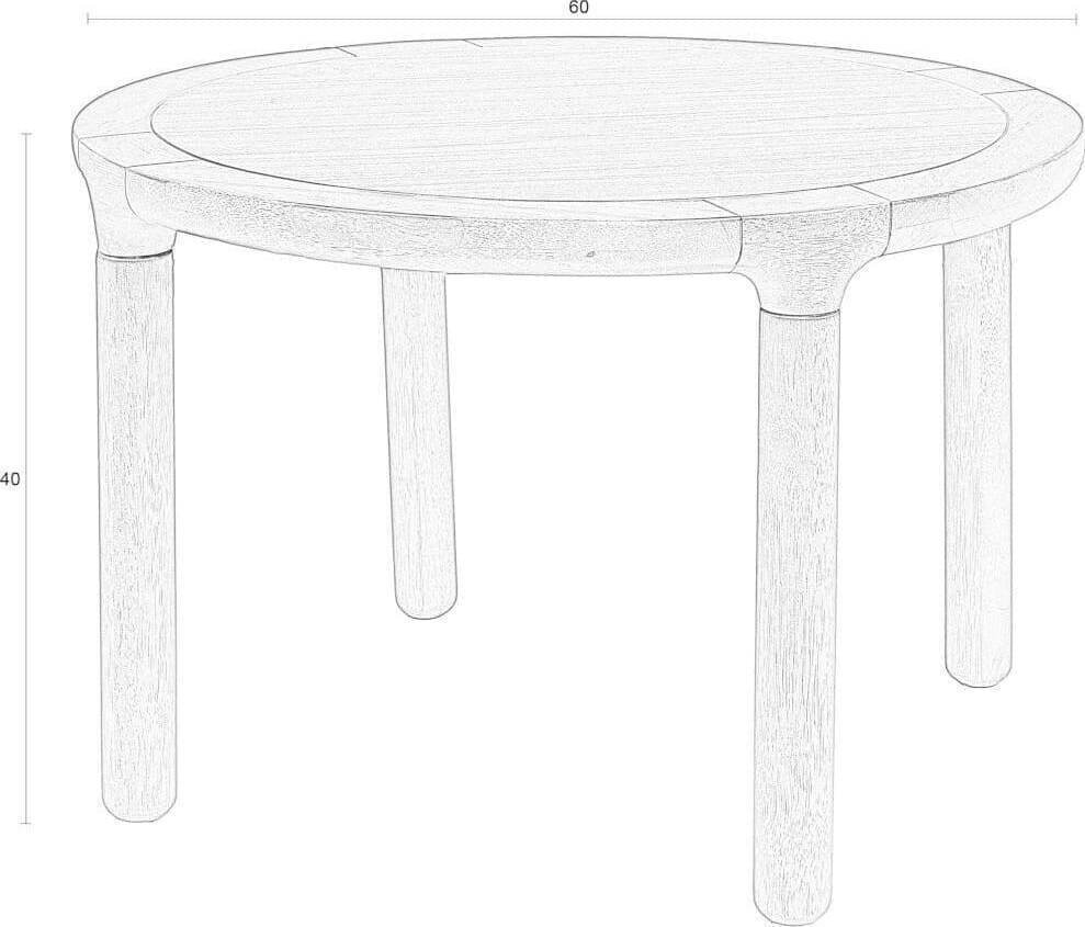 Salontafel Storm - Walnut - Afbeelding 7