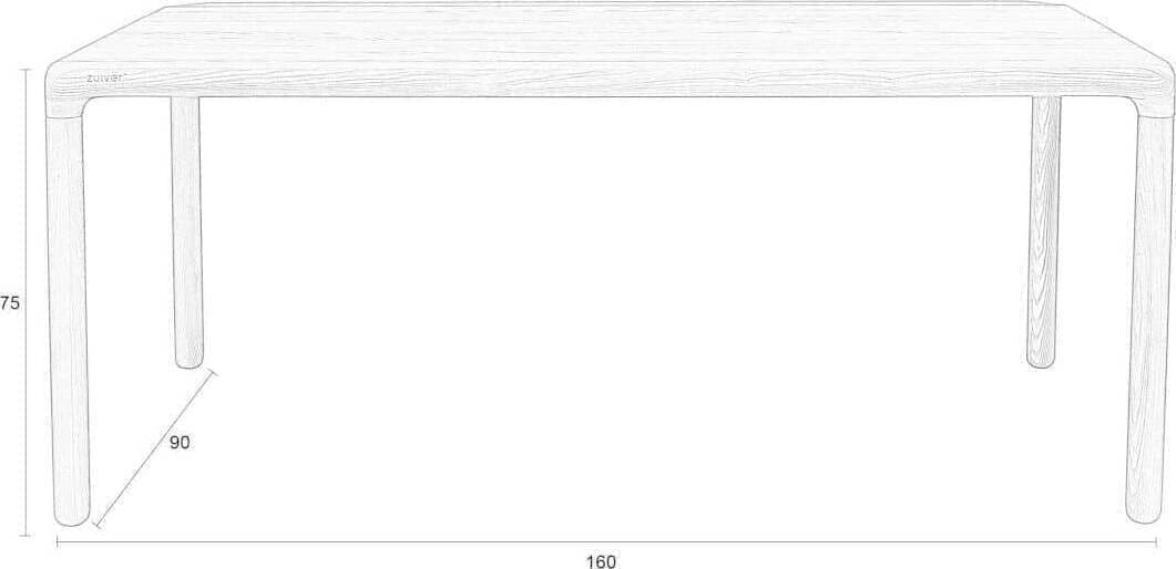 Tafel Storm 160x90 - Natural - Afbeelding 10