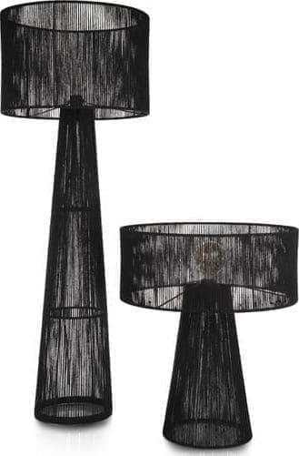 COCO maison Tali tafellamp 1*E27 H57cm - zwart Zwart Lamp