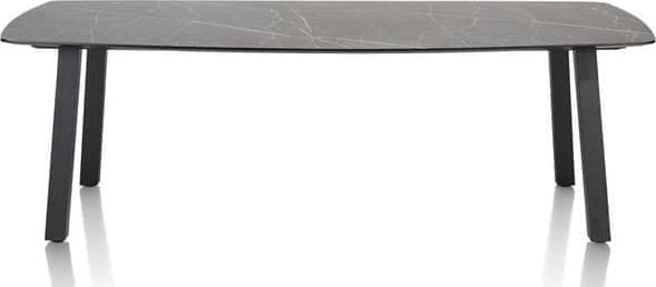 Henders & Hazel Palace eetkamertafel 270 x 115 cm. - 4-poten - onyx Zwart Eettafel