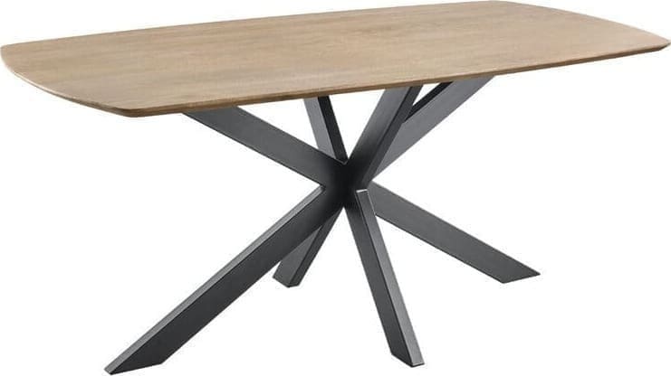 Profijt Meubel Eettafel Nocona deens ovaal Bruin|Naturel Dressoir