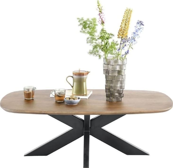 Profijt Meubel Salontafel Nocona deens ovaal Bruin|Naturel Salontafel