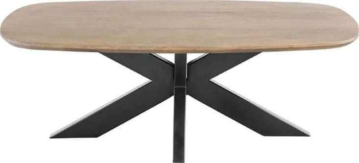 Profijt Meubel Salontafel Nocona deens ovaal Bruin|Naturel Salontafel