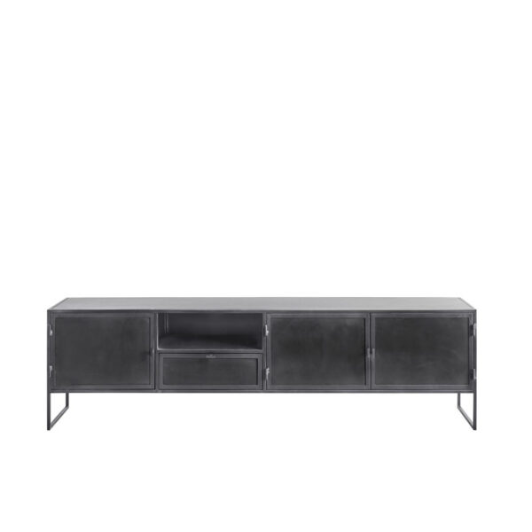 Pronto Wonen TV-meubel Orizone (202 cm) metaal zwart Zwart Tv-meubel|Tv-dressoir