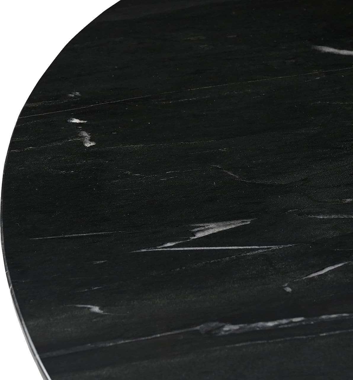 Richmond Interiors Eettafel Collada 130Ø Zwart Eettafel