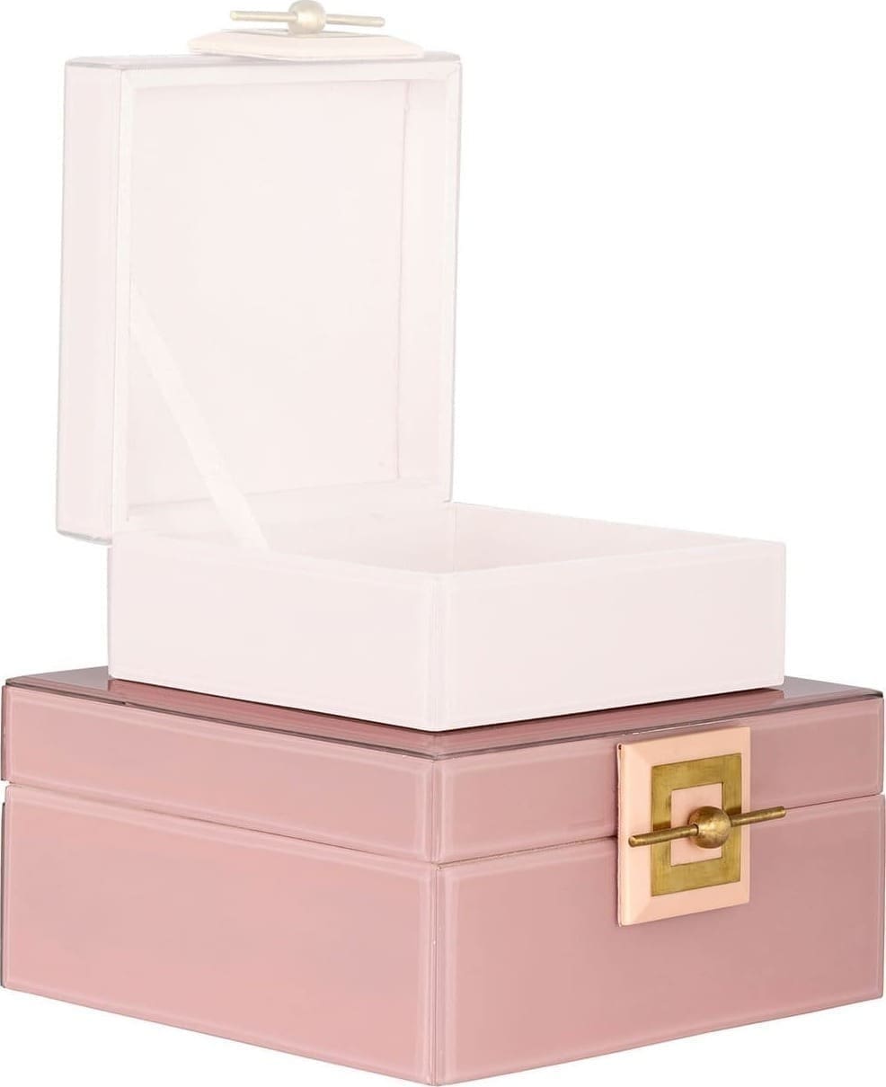 Richmond Interiors Juwelen box Bodine roze groot