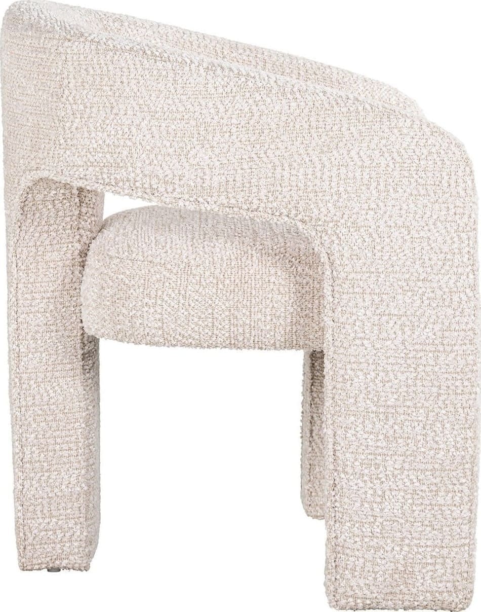 Richmond Interiors Stoel Belle lovely cream fire retardant Be Lovely 11 Cream Eetkamerstoel