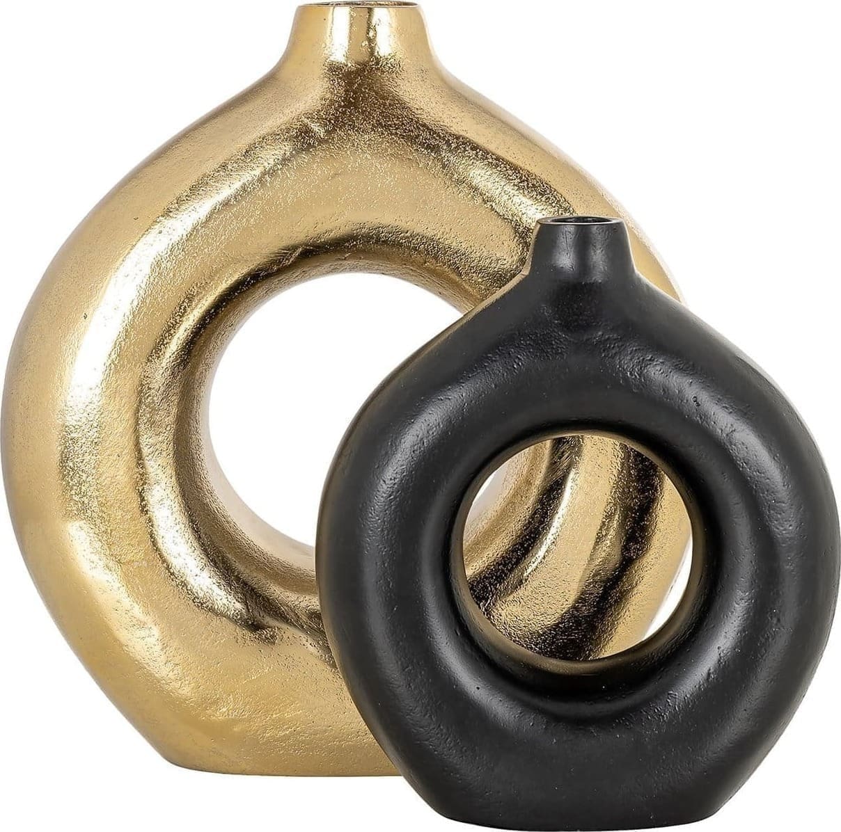 Richmond Interiors Vaas Felicia goud Goud Woonaccessoire
