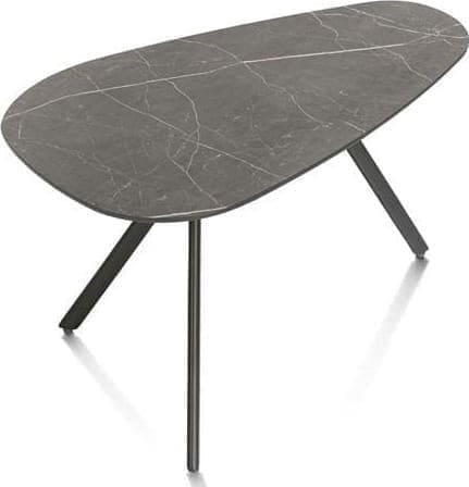 Xooon Minato salontafel 75 x 45 cm. - onyx Zwart Bijzettafel