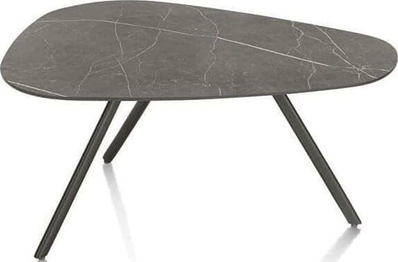 Xooon Minato salontafel 75 x 45 cm. - onyx Zwart Bijzettafel