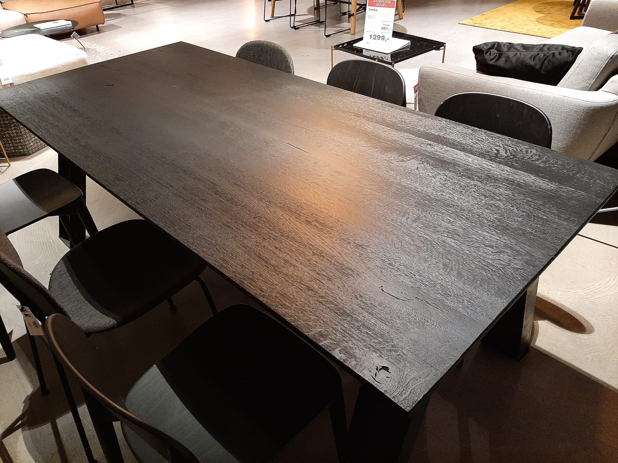 Eettafel Sunday **SHOWROOMMODEL** - Afbeelding 5