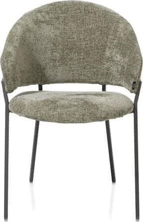 Henders & Hazel Leyla armstoel - stof Vulcano - groen Groen Armstoel