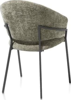 Henders & Hazel Leyla armstoel - stof Vulcano - groen Groen Armstoel