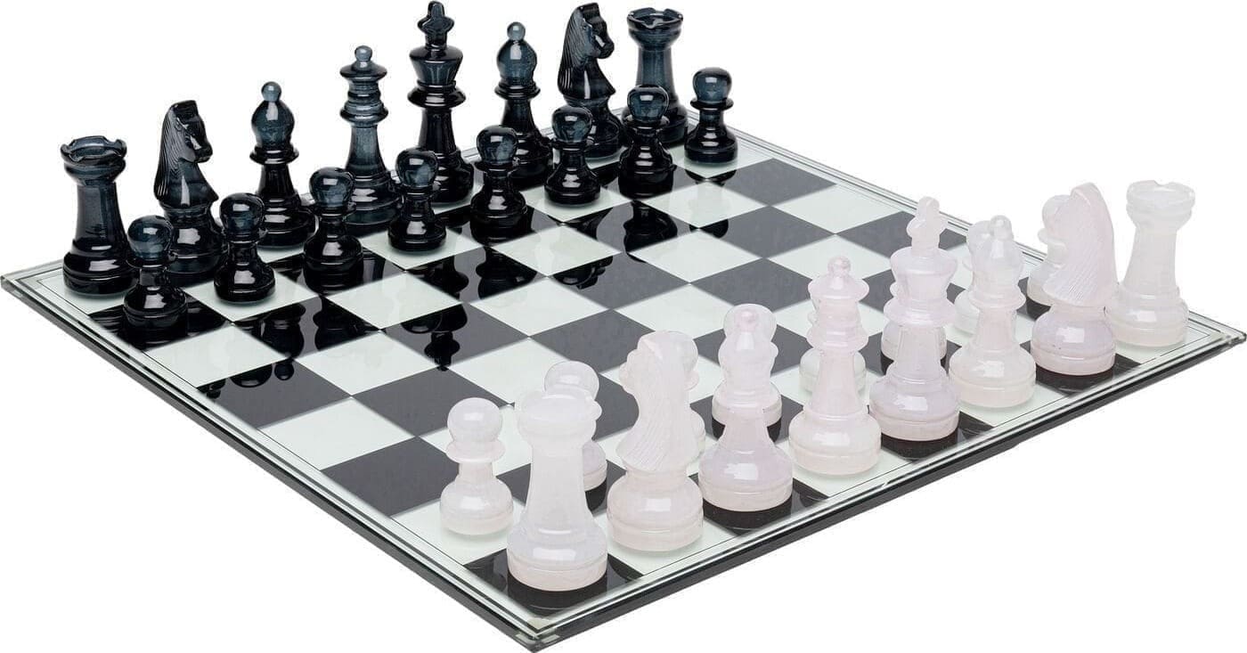 Beeld Chess Transparent 60x60cm Kare Design Beeld 54820