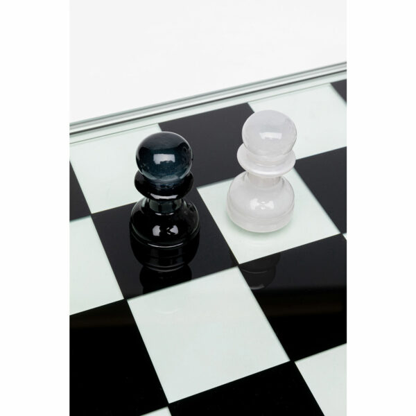 Beeld Chess Transparent 60x60cm Kare Design Beeld 54820