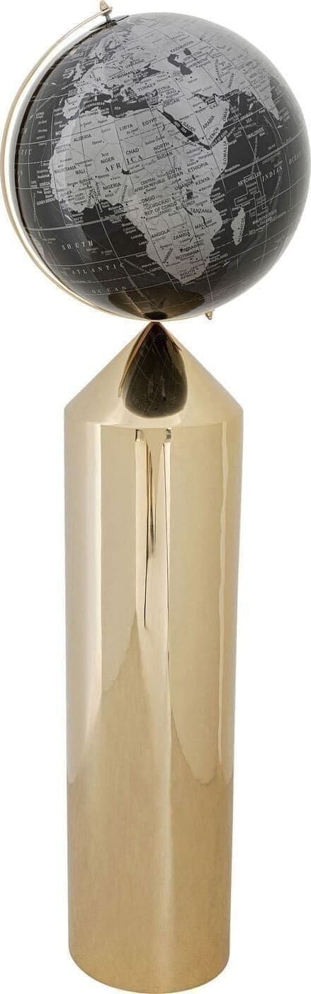 Beeld Globe Top Gold 132cm Kare Design Beeld 53924