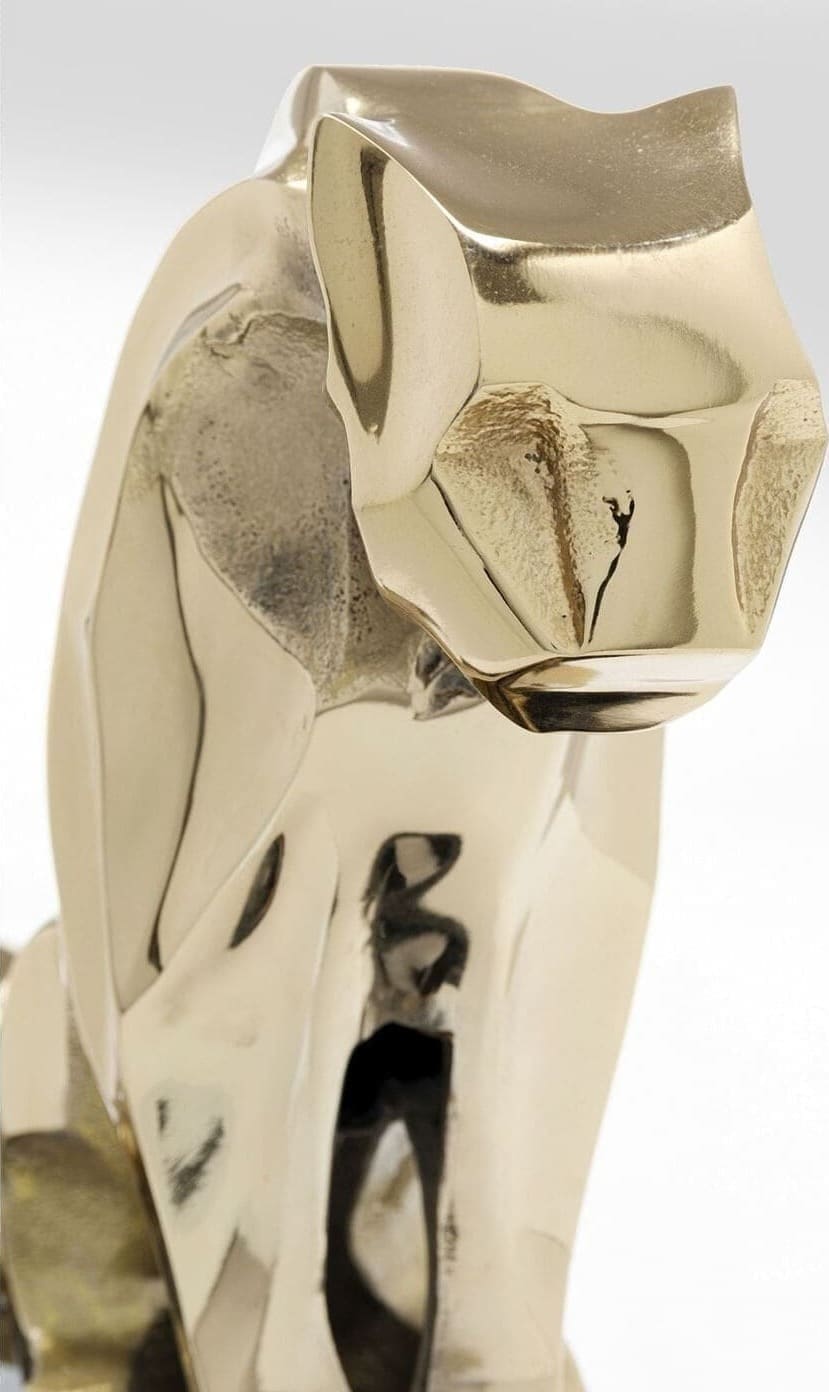 Beeld Lion On Marble 34cm Kare Design Beeld 53808