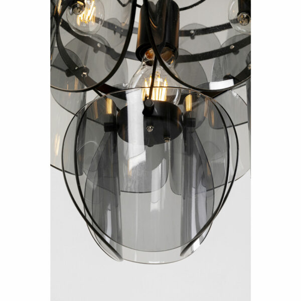 Hanglamp Mariposa Three Circle Black Smoke Kare Design Hanglamp 53396